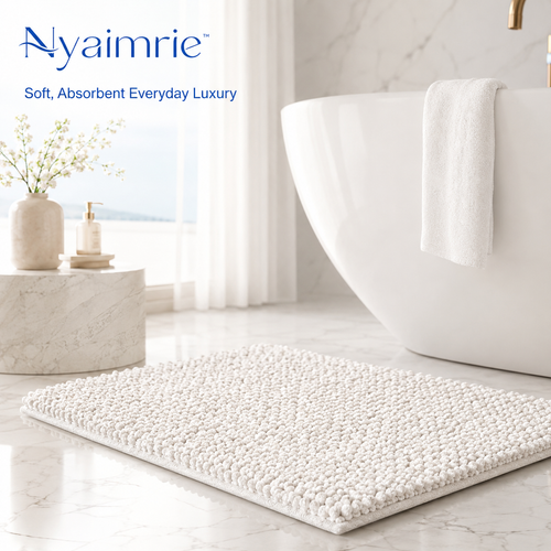 Nyaimrie™ Luxury Chenille Bathroom Rug