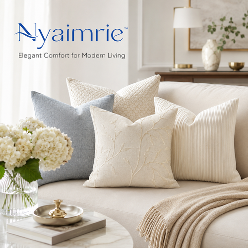 Nyaimrie™ Premium Decorative Throw Pillow Covers Set