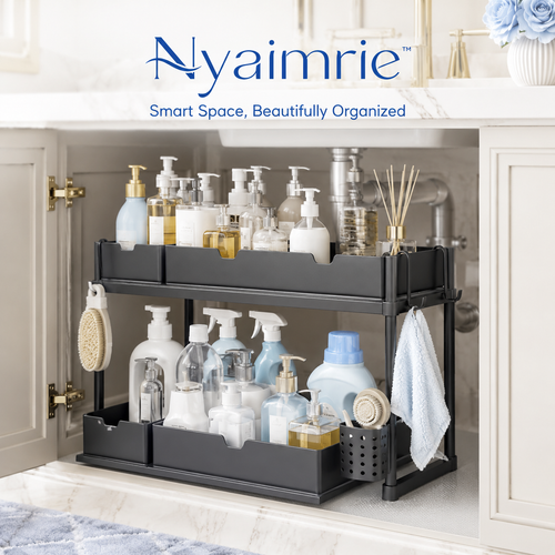 Nyaimrie™ 2-Tier Under Sink Organizer