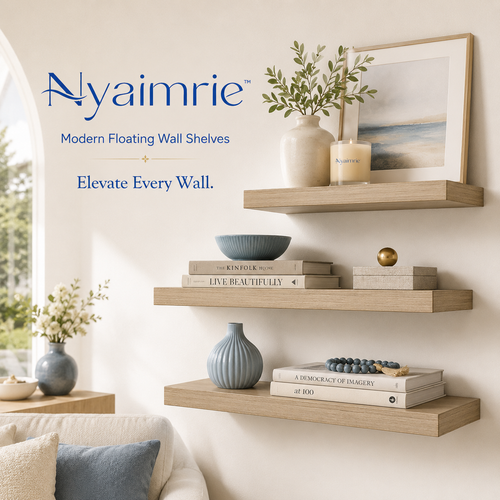Nyaimrie™ Modern Floating Wall Shelves